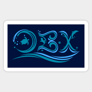 OBX Outer Banks North Carolina Waves Magnet